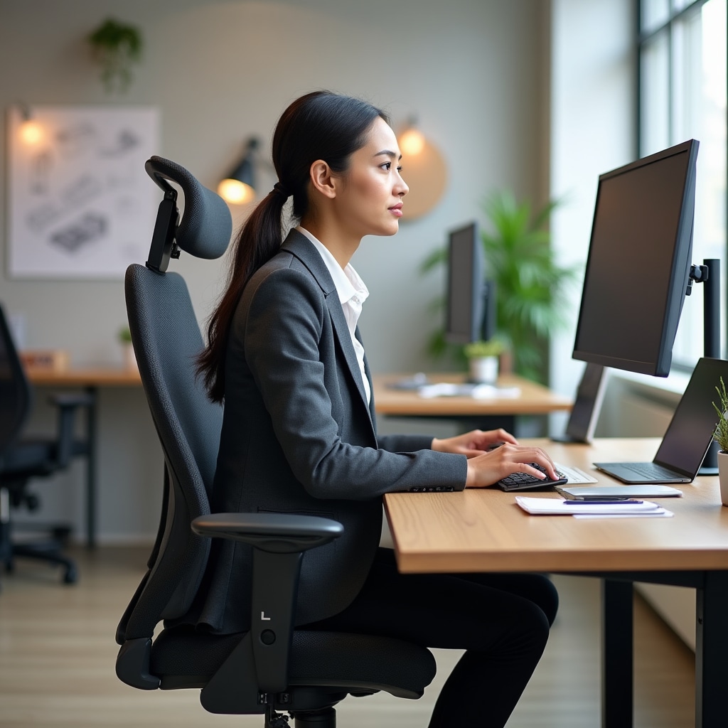 Ergonomic workstation configuration